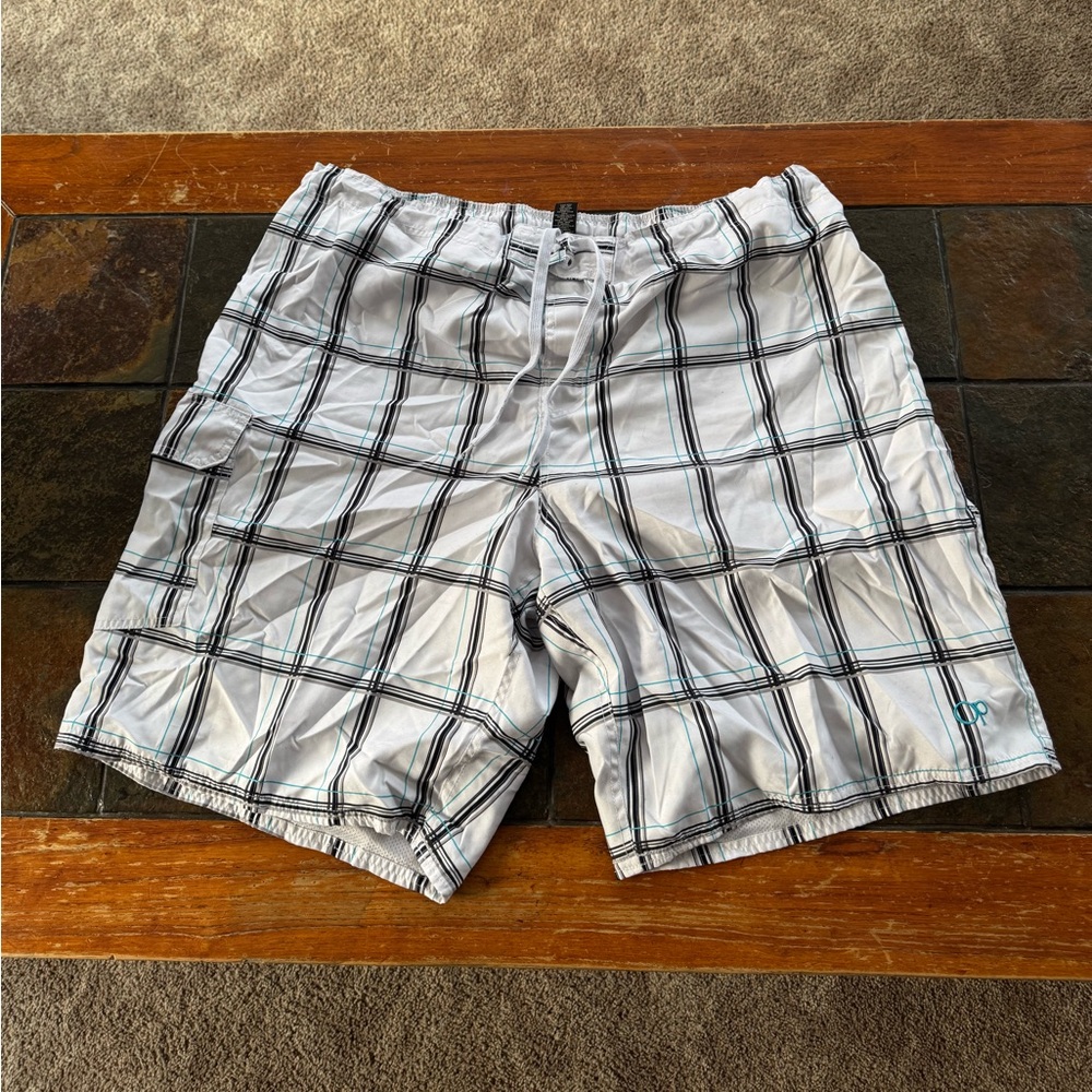 men’s plus swim shorts